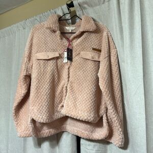 Pink simply southern button down sweater/cute jacket